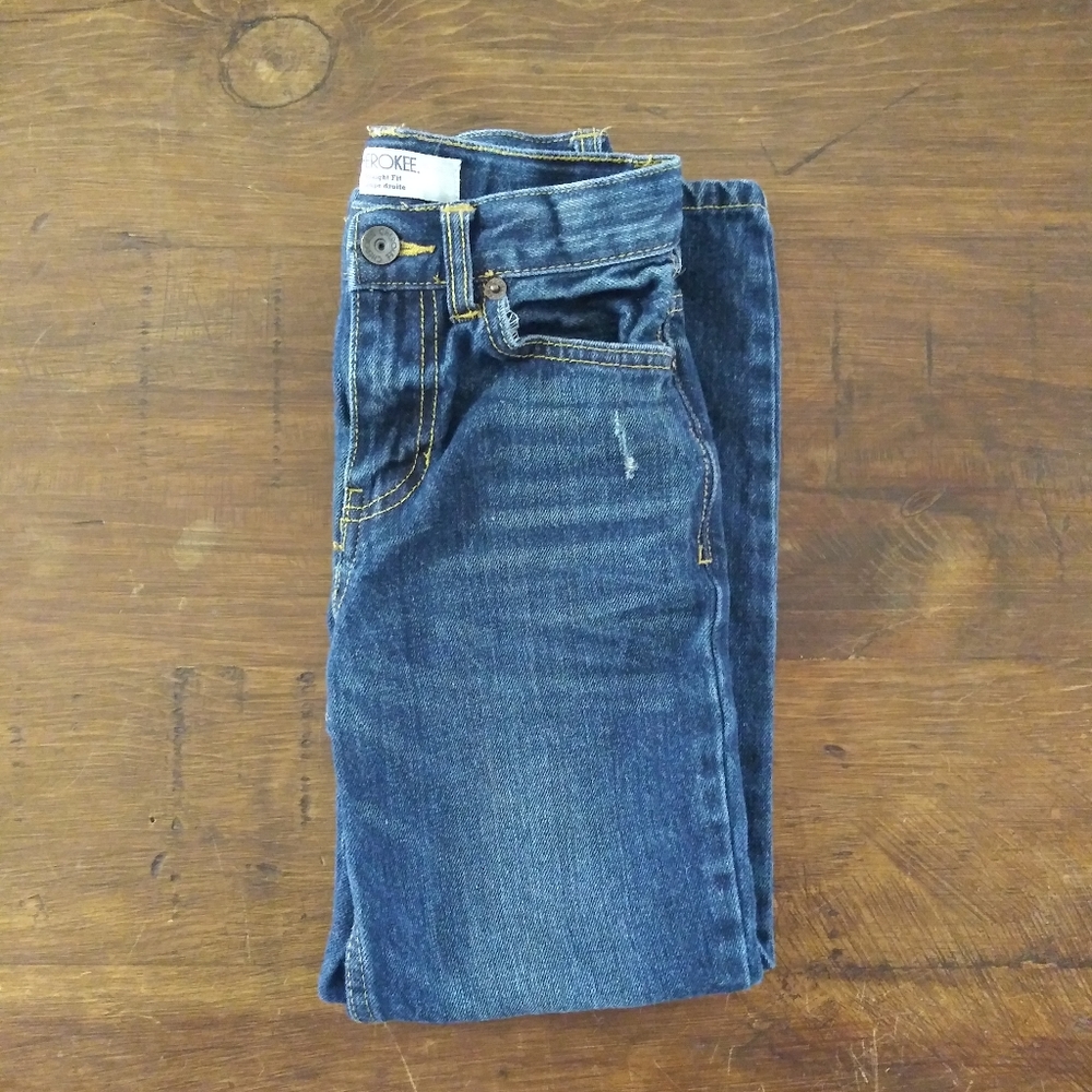 Cherokee Straight Fit Blue Jeans